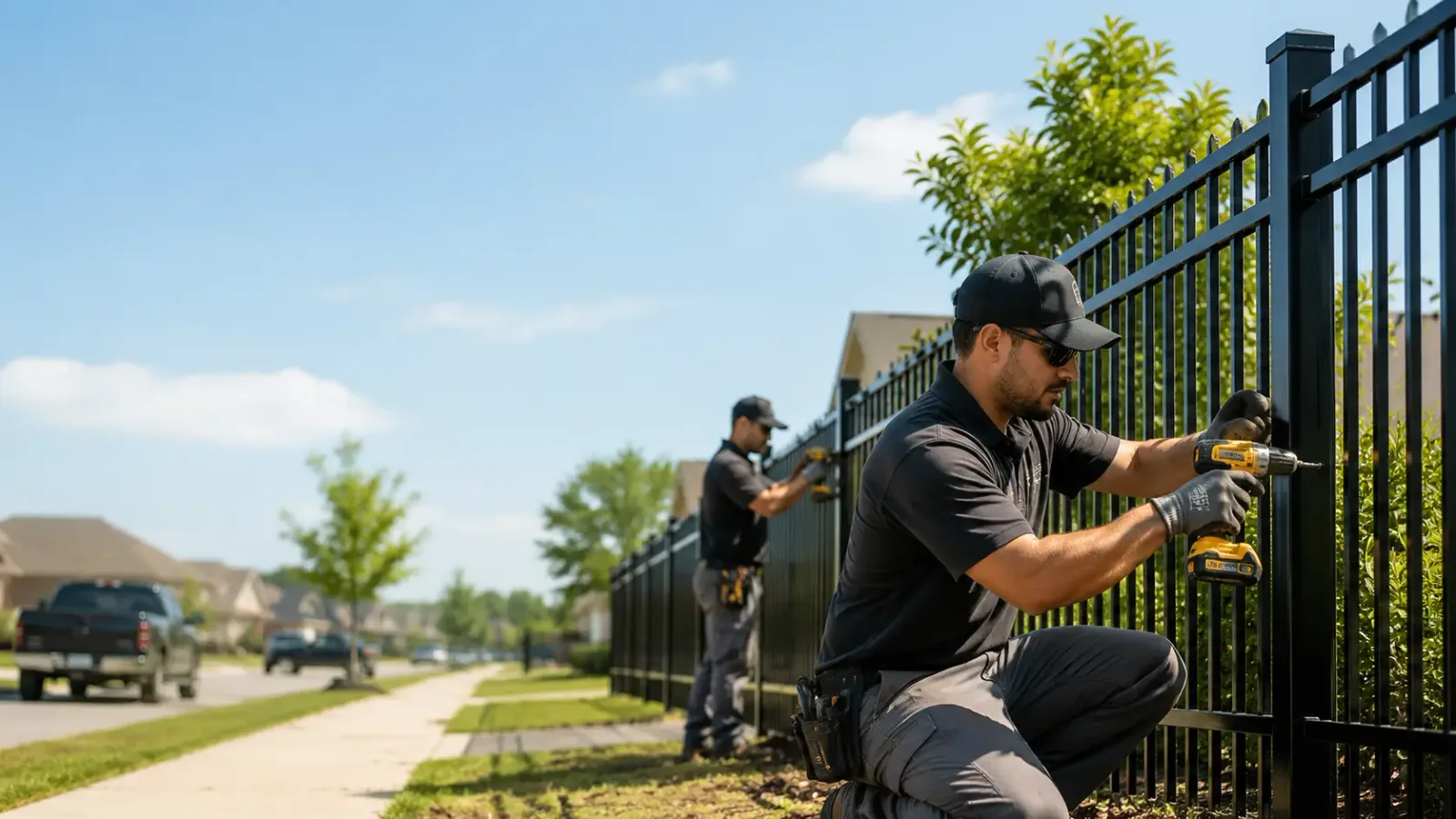 Metal Fence Installation in Jerusalem, AR